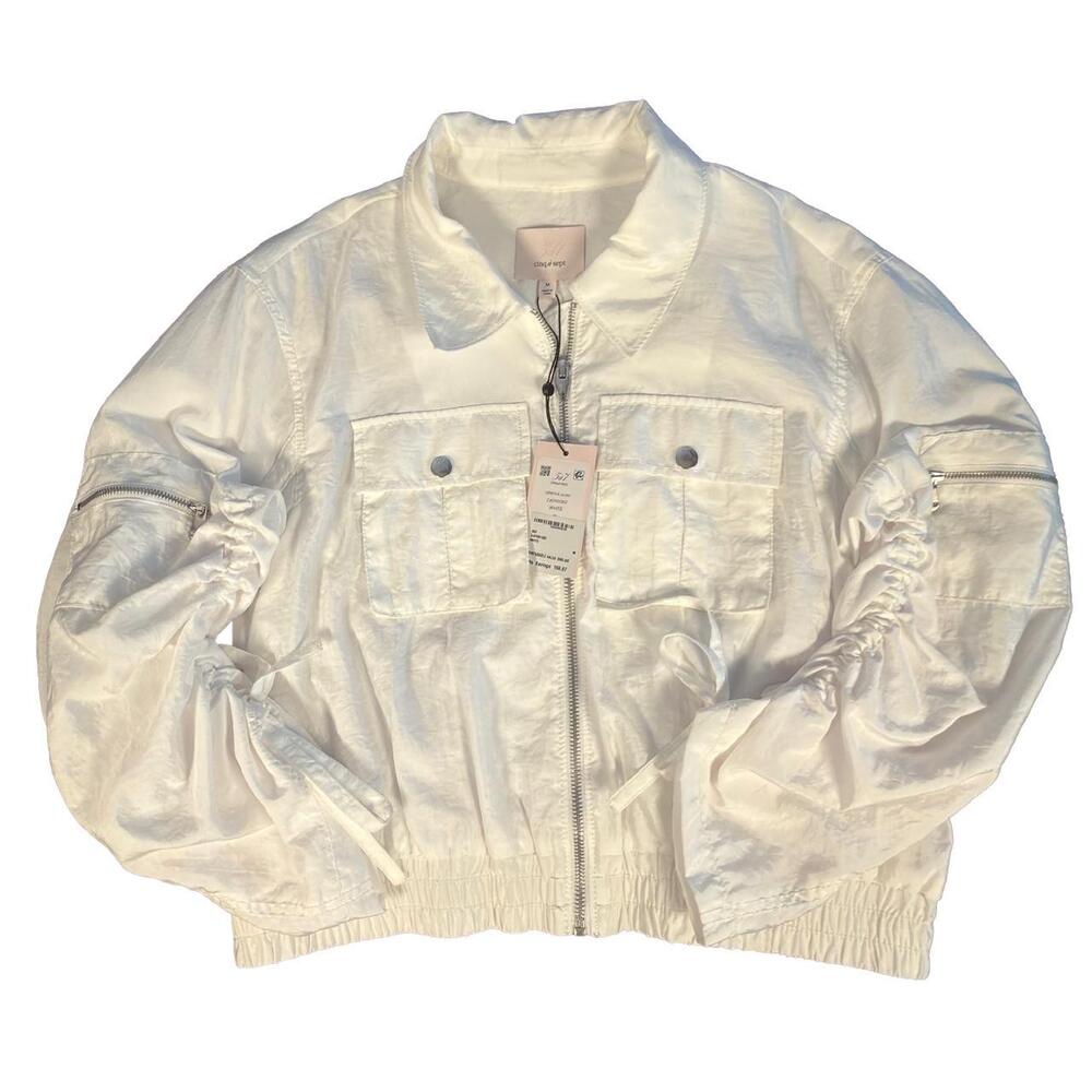 Cinq à Sept - NWT Women's Genevive Ruched Sleeve Jacket - Size Medium